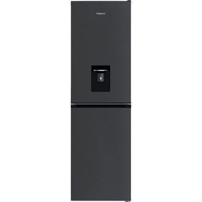 Hotpoint No Frost 50/50 Fridge Freezer With Water Dispenser - Dark Grey - 54CM - 270L
