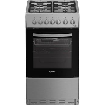 Indesit Indesit I5G3PMX 50cm Duel Fuel Single Cooker - Stainless Steel