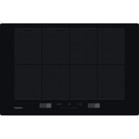 Hotpoint 77CM My Sense Menu Induction Hob - Black - 18 Power Levels - Slider Control With Active Cook and Total Flexi