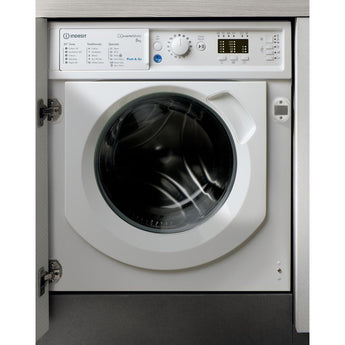 Indesit Built in front loading washing machine: 8,0kg - BI WMIL 81485 UK