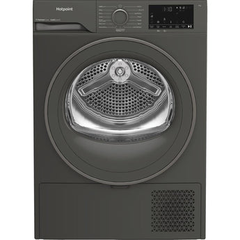 Hotpoint 9kg Heat Pump Tumble Dryer with PetHairCare - Grey