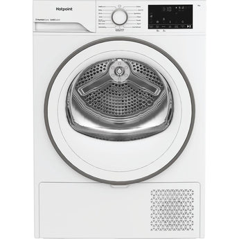 Hotpoint 9kg Heat Pump Tumble Dryer with PetHairCare - White