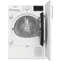Hotpoint PetHairCare 8kg Integrated Heat Pump Tumble Dryer - White - E Energy Rating