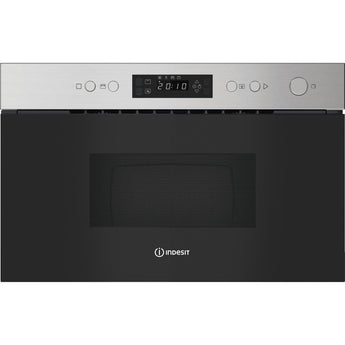 Indesit Indesit IM K12 XUK Built In Microwave and Grill - Stainless Steel